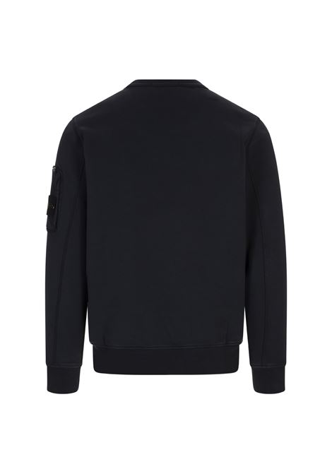 Felpa Blu Con Applicazione STONE ISLAND | K1S156100003-S0123V0020